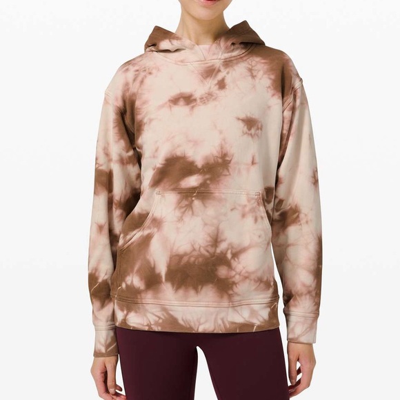Lululemon All Yours Hoodie in Earth Dye Clay Size 8 Cotton Terry - Picture 1 of 16